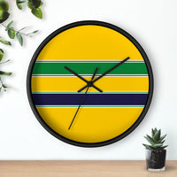 Horloge murale Ayrton Senna casque pilote F1