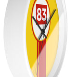 Horloge murale Ferrari AF Corse 83 Hypercar livrée voiture