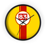 Horloge murale Ferrari AF Corse 83 Hypercar livrée voiture