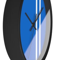 Horloge murale GORDINI bleu livrée voiture