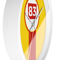 Horloge murale Ferrari AF Corse 83 Hypercar livrée voiture