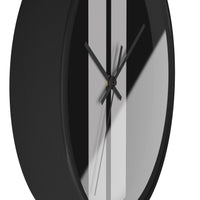 Horloge murale bandes Racing Noir Gris livrée voiture