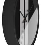 Horloge murale bandes Racing Noir Gris livrée voiture