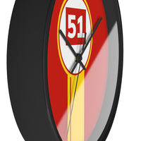 Horloge murale Ferrari 499P 51 Hypercar livrée voiture