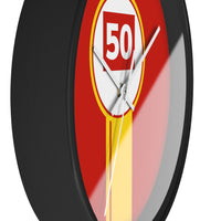 Horloge murale Ferrari 499P 50 Hypercar livrée voiture