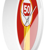 Horloge murale Ferrari 499P 50 Hypercar livrée voiture