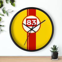 Horloge murale Ferrari AF Corse 83 Hypercar livrée voiture