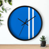 Horloge murale GORDINI bleu livrée voiture