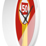 Horloge murale Ferrari 499P 50 Hypercar livrée voiture