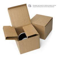 Mug bandes Racing Noir Gris