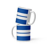Mug bandes Racing Bleu Blanc