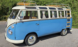 Combi Volkswagen T1 modifié en Samba 23 fenêtres de 1975