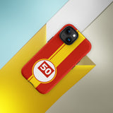 Coque iPhone antichoc Ferrari 499P 50 Hypercar livrée voiture