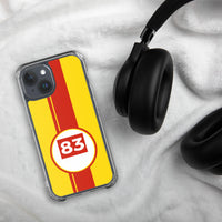 Coque iPhone transparente Ferrari AF Corse 499P Hypercar 83