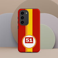 Coque Samsung antichoc Ferrari 499P 51 Hypercar livrée voiture