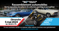 Rassemblement automobiles, vente, exposition de voitures de collection, prestige et youngtimer Rouen